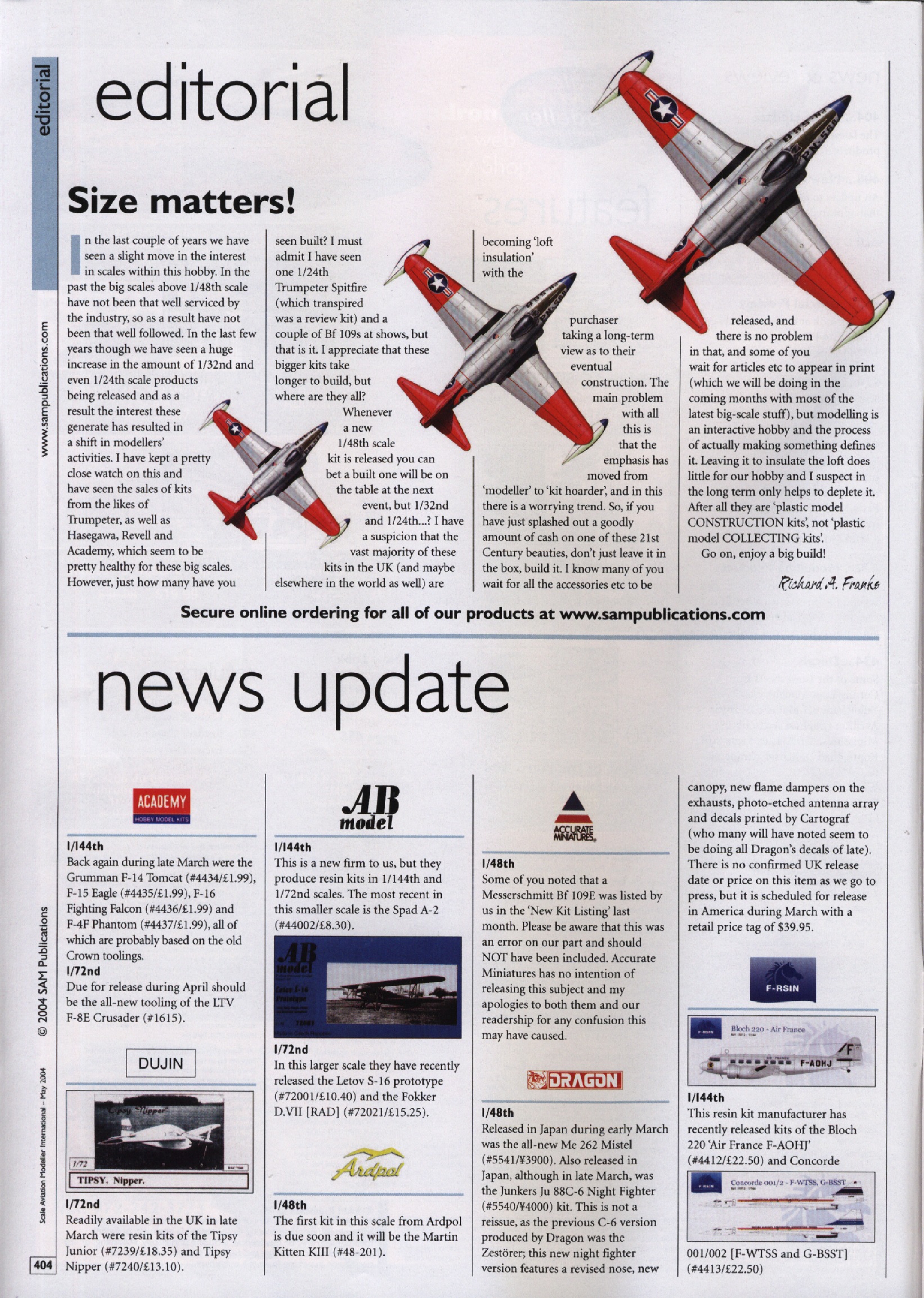 Scale Aviation Modeller International 2004-05